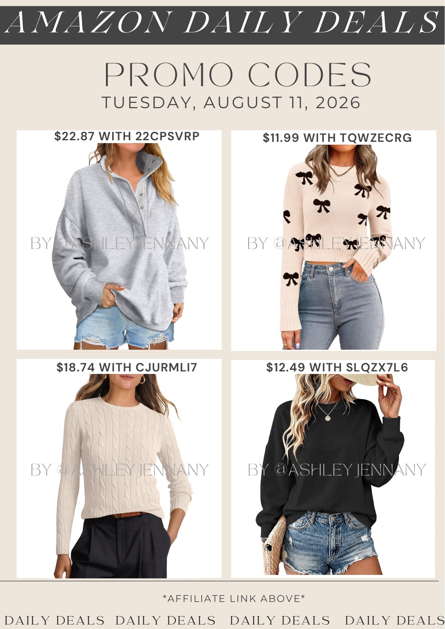 Amazon deals

#LTKSaleAlert #LTKMidsize #LTKSeasonal