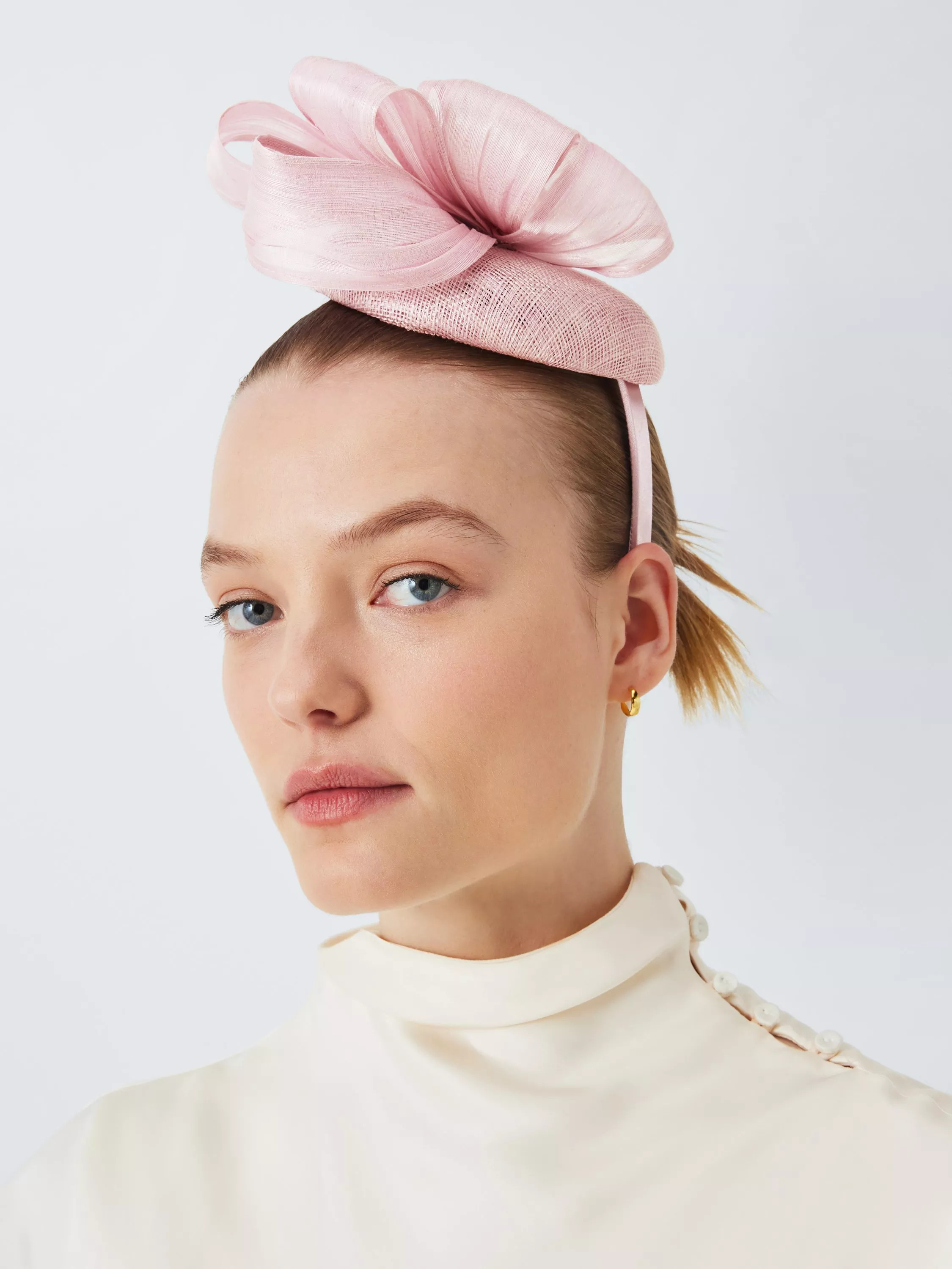 John LewisAgatha Woven Fascinator, Pink | John Lewis (UK)