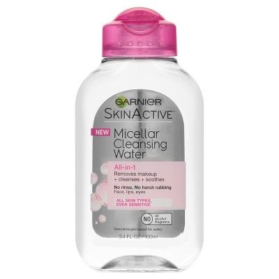 Garnier SKINACTIVE Micellar Cleansing Water All-in-1 Makeup Remover &#38; Cleanser - 3.4 fl oz | Target