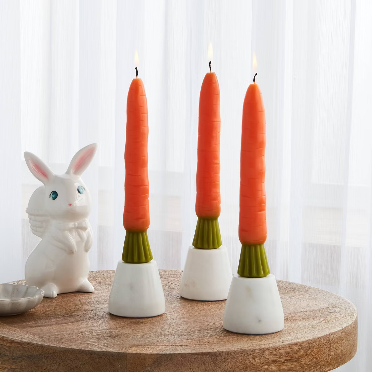 6pk Carrot Taper Candle Set - Threshold™ | Target