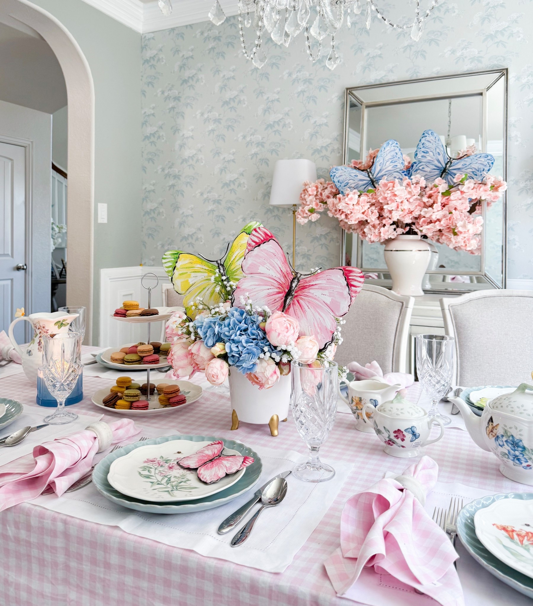 Celebrate Mother’s Day with a lovely butterfly inspired tablescape! 🦋 

#LTKSeasonal #LTKParties #LTKHome