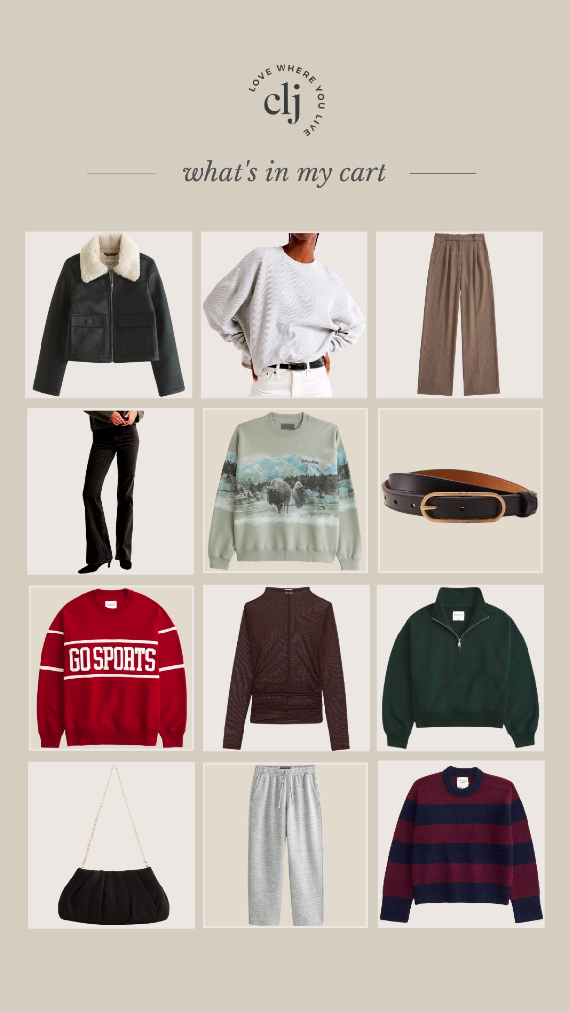 What’s in my cart at Abercrombie 🤎

#LTKFindsUnder100 #LTKSeasonal #LTKStyleTip