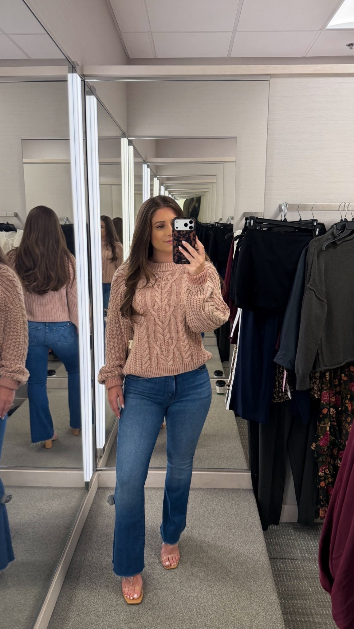 Free People Sweater wearing size XS - fits slightly large | petite friendly Jeans wearing size 25 - worth the splurge!! 💛 Nordstrom Anniversary Sale

#LTKgrwm #LTKootd #LTKSaleAlert