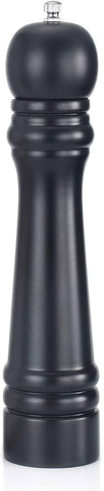Wooden Pepper Grinder or Salt Mill, 11 Inch Peppercorn Grinder with Adjustable Roughness Ceramic ... | Amazon (US)