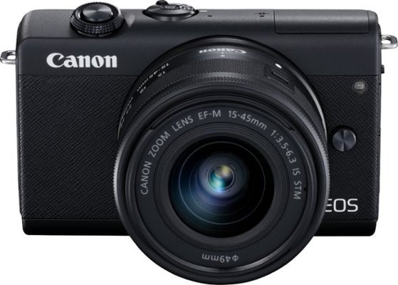 Canon - EOS M50 Mark II Mirrorless Camera with EF-M 15-45mm f/3.5-6.3 IS STM Zoom Lens - Black | Best Buy U.S.