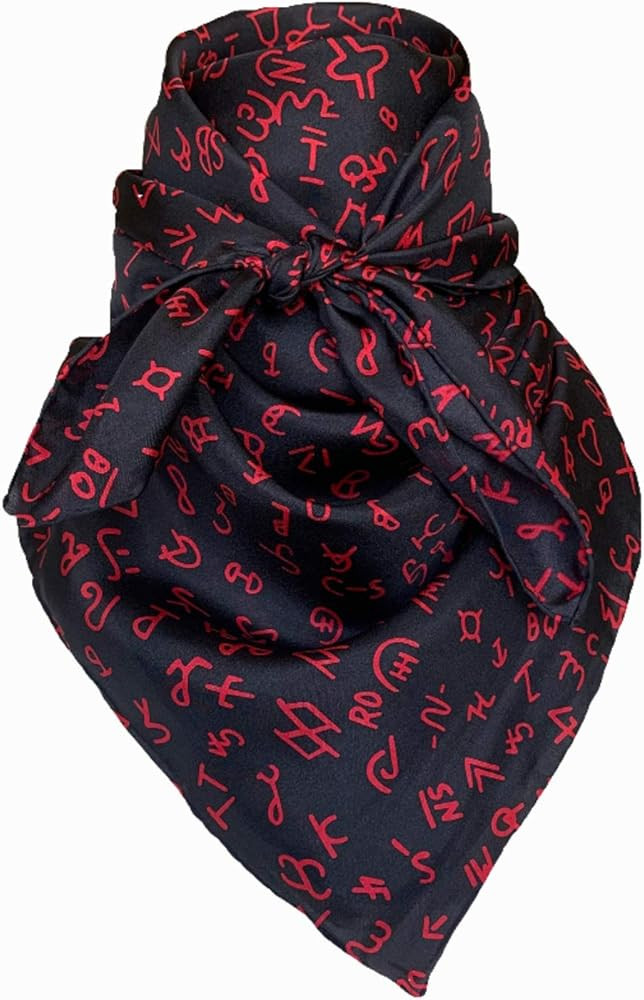 Wyoming Traders 100% Silk Cowboy Bandana Wild Rag Brands Print Scarf 34.5" 42" Multiple Colors (B... | Amazon (US)