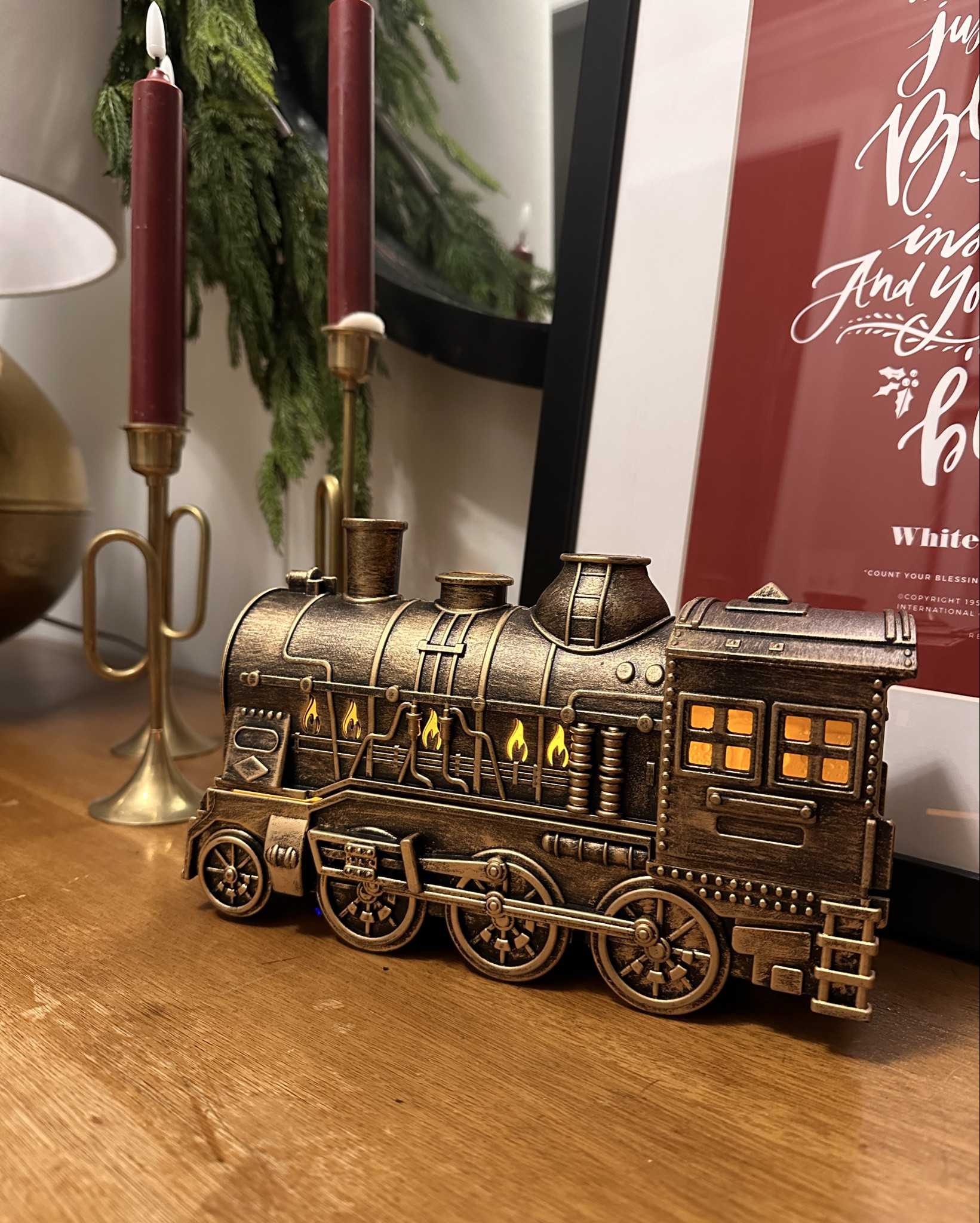 This diffuser train is my favorite find this season! The lights, the puffs of “smoke”… and it casts plenty of scent. It comes with a remote for operation. Absolutely love it!!

#LTKHoliday #LTKGiftGuide #LTKHome