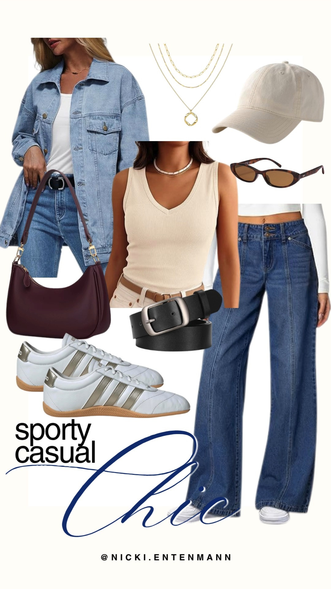 Casual chic shines with comfy jeans paired perfectly with sneakers, creating an effortless vibe that blends style and comfort. Everyday looks feel fresh, modern, and easy to love. 👖✨👟
#casual #chic #jeans #sneakers #style #fashion #ootd #streetstyle #trend #womenswear 

 #LTKootd #LTKSaleAlert #LTKBeauty