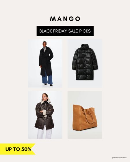 Mango Black Friday sale picks! Up to 50% off and there’s tons of amazing coats and bags!🛍️

#LTKunder100 #LTKCyberweek #LTKSeasonal