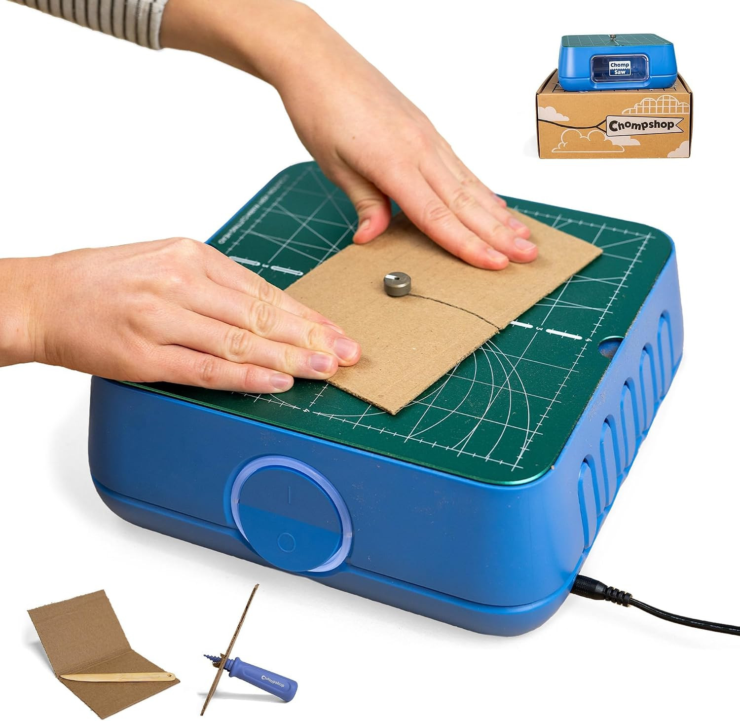 ChompSaw | The Ultimate Kid-Safe Power Tool for Cutting Cardboard | STEM + STEAM Educational Toy for Boys and Girls Ages 5+ | Upcycle Cardboard for Hands-On Learning & Creative Projects | Amazon (US)