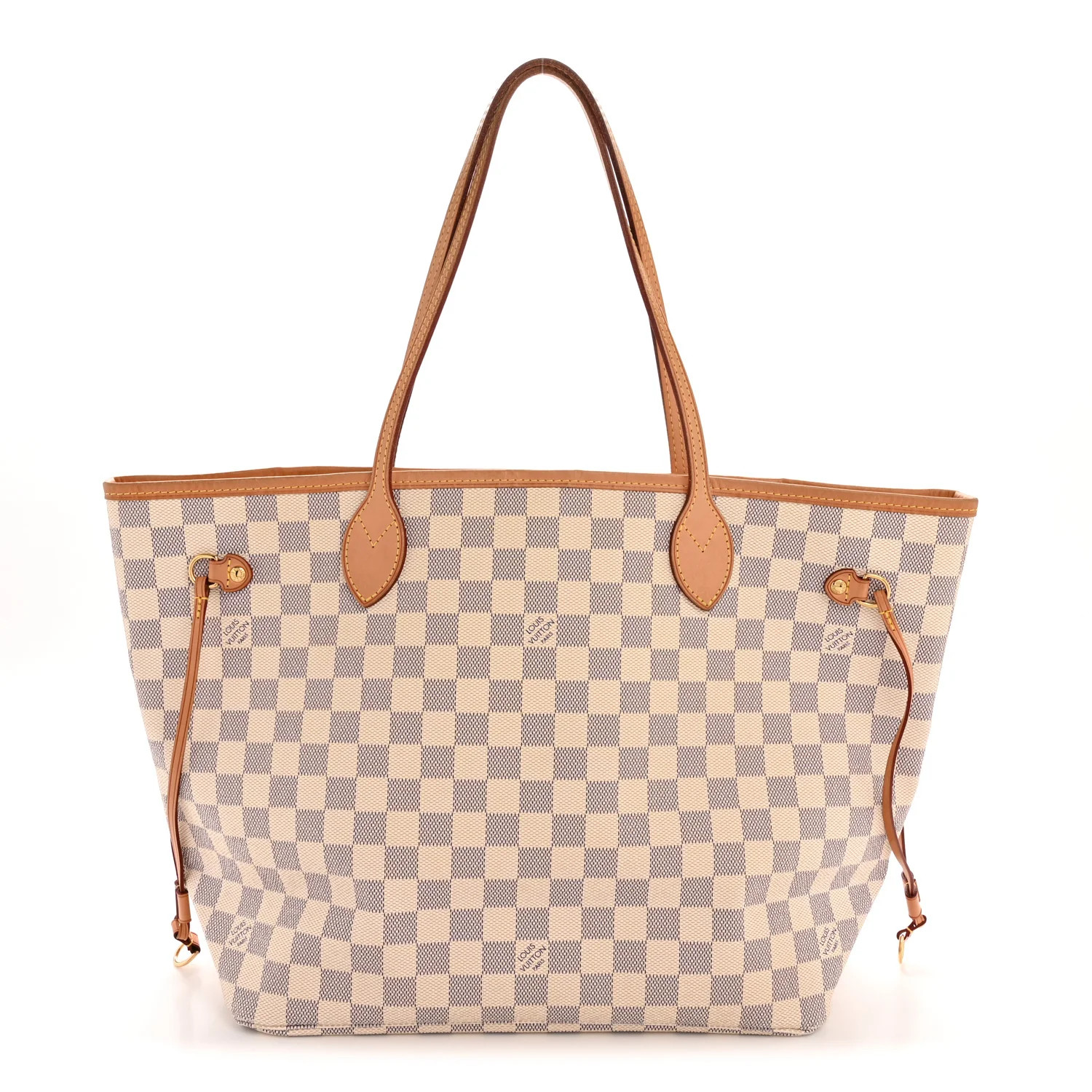 Damier Azur Neverfull MM | FASHIONPHILE (US)