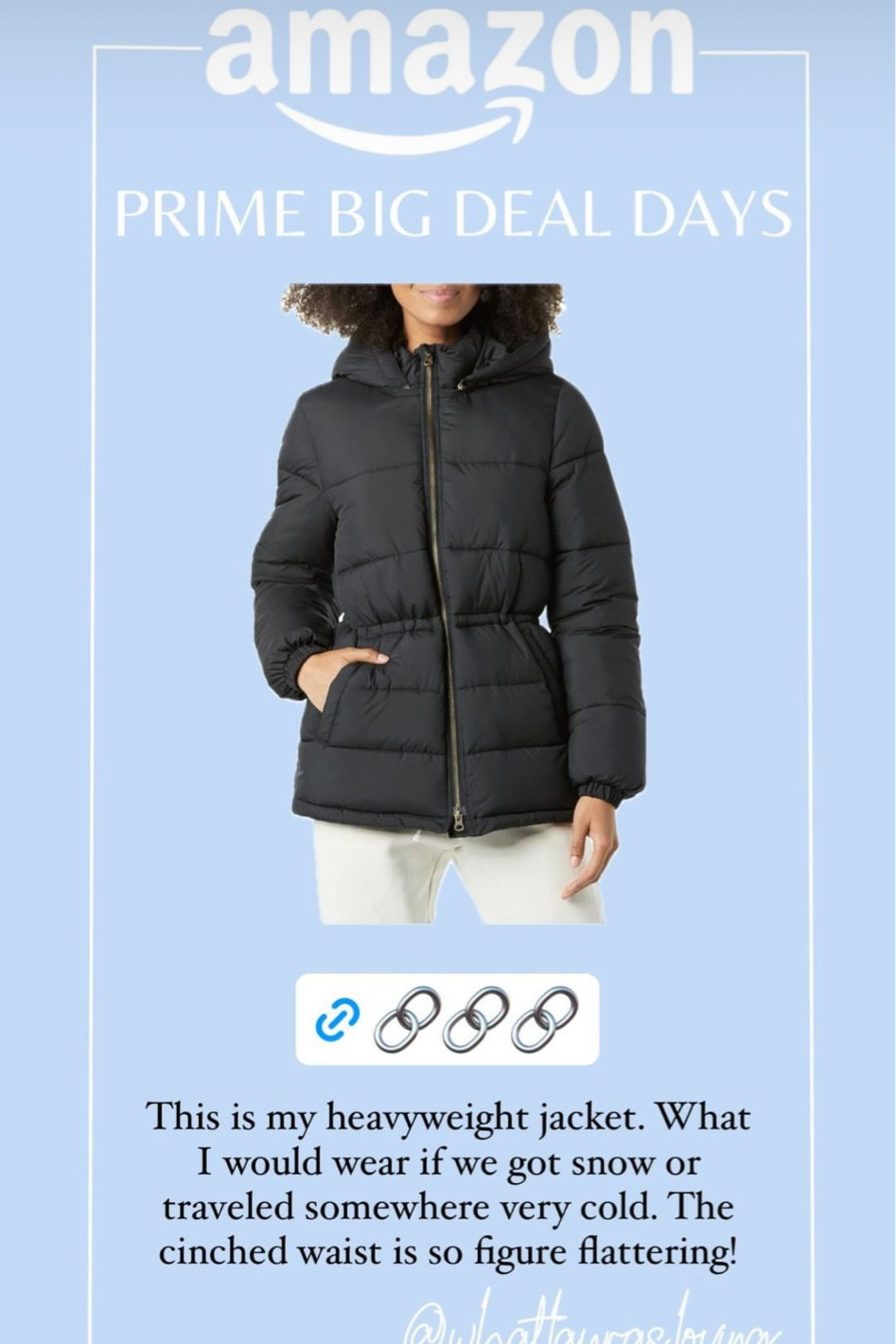 Women’s heavyweight puffer jacket