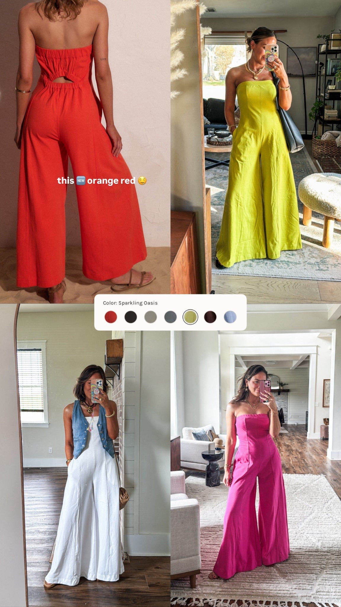 Spring jumpsuit I love! I’m in xs 

#LTKootd #LTKdayinmylife #LTKFestival