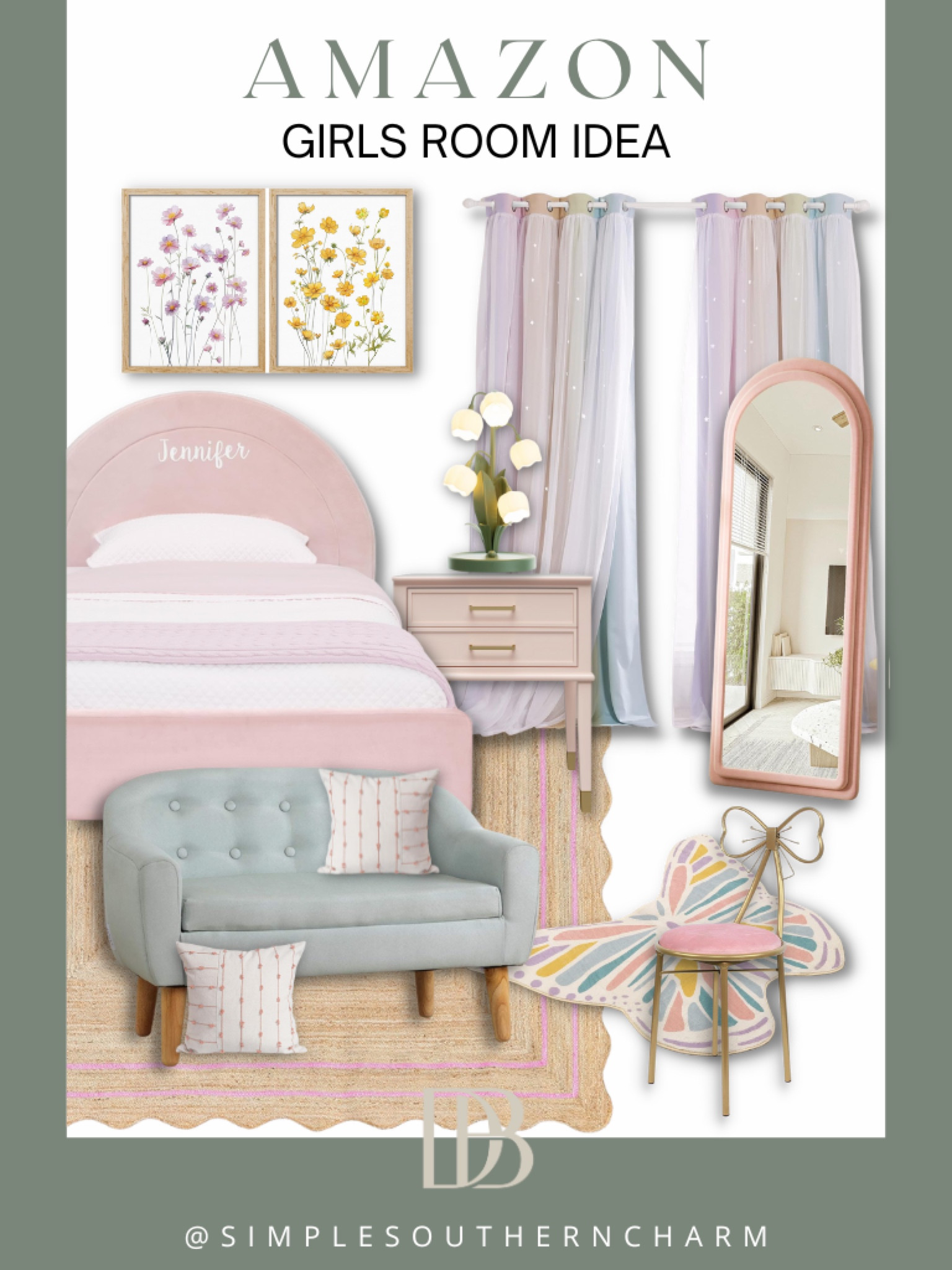 Transform dreams into reality with this enchanting girls' bedroom idea, all sourced from Amazon!  #GirlsBedroom #AmazonFinds #BedroomDecor



#LTKhome