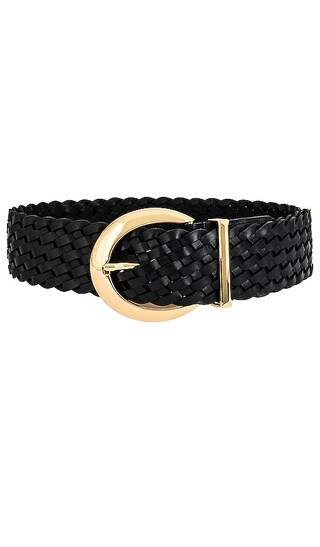 Acacia Belt in Black & Gold | Revolve Clothing (Global)