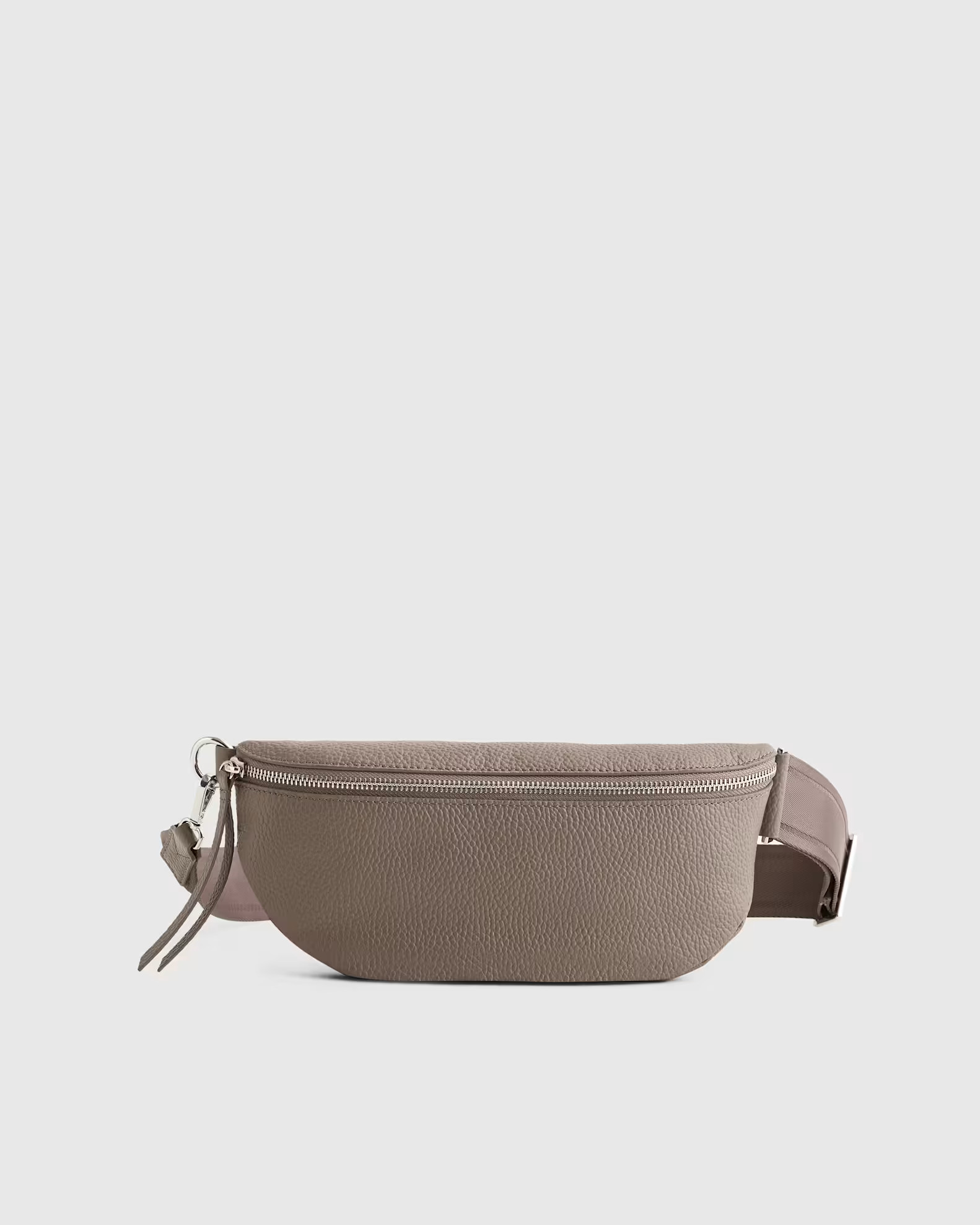 Italian Pebbled Leather Sling Bag in Mink | Quince
