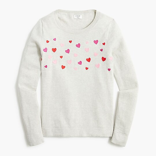 Heart Teddie sweater | J.Crew Factory
