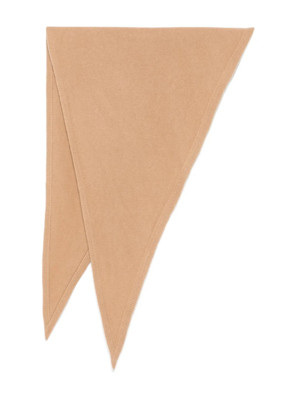 TOTEME Triangle Cashmere Scarf | Brown | FARFETCH UK | Farfetch Global