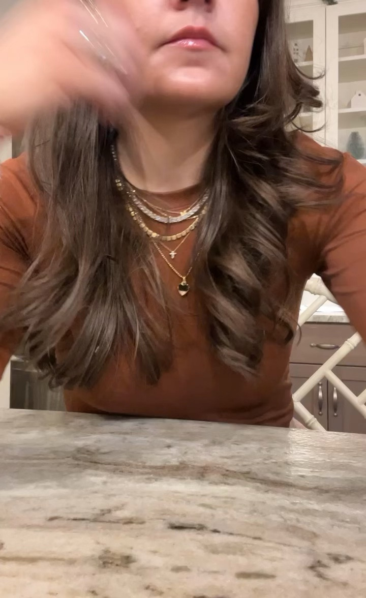 Delicate necklace stack