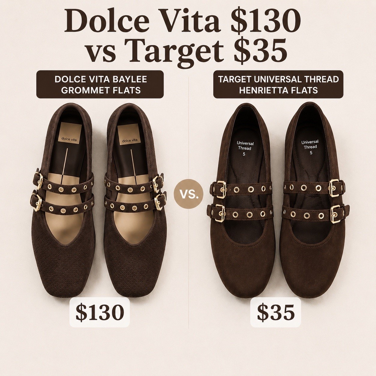 Target look for less