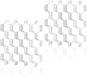 Honeycomb Separator Adjustable Drawer Organizer Divider for Underwear Belt-Scarf Socks Organizer ... | Amazon (US)