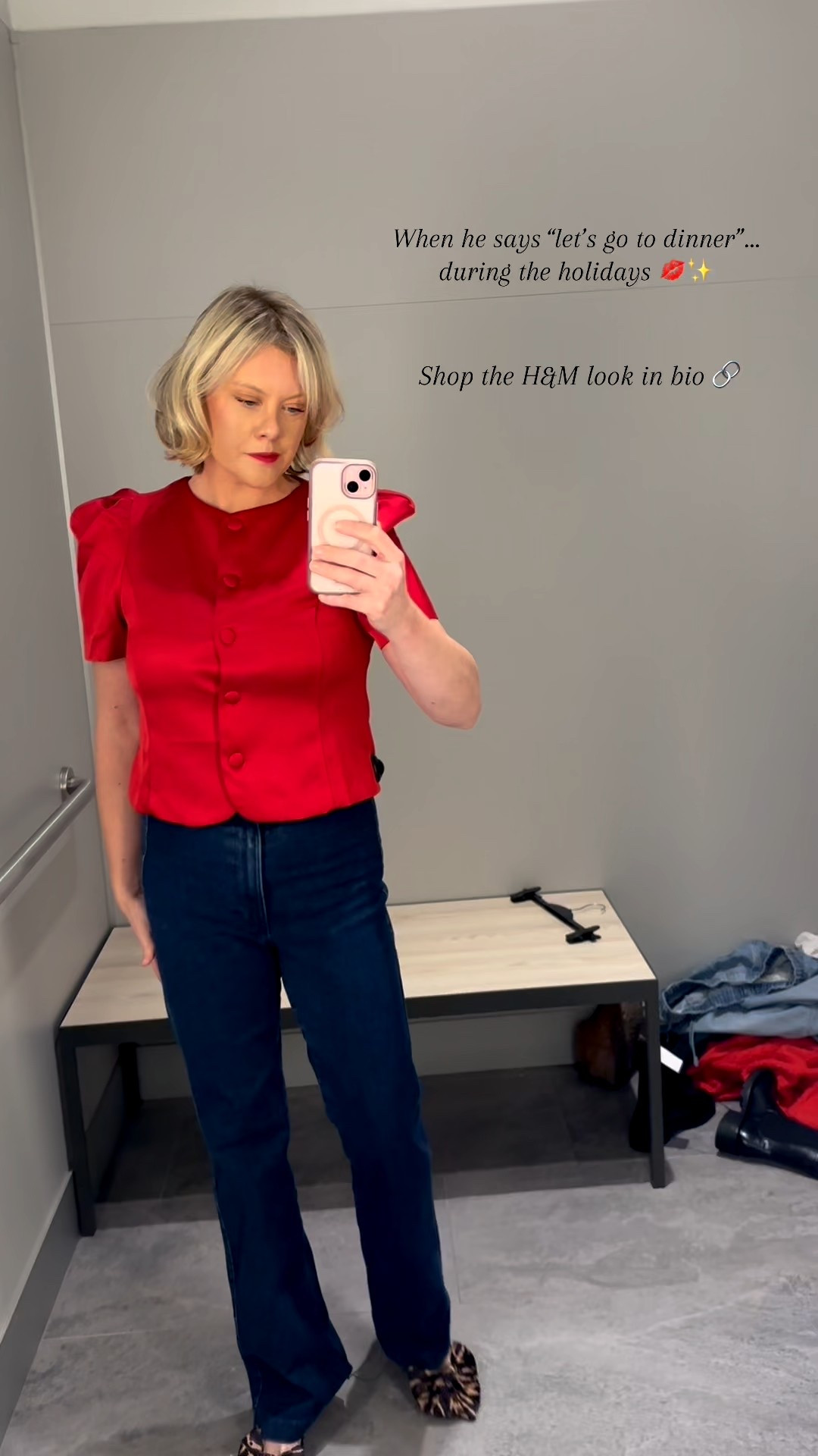 Date Night Holiday Outfit Idea 💋 | H&M Holiday Outfit

#LTKSeasonal #LTKHoliday #LTKOver40