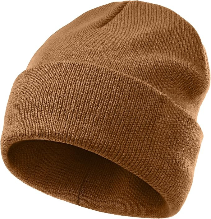 vidsel 100% Cotton Toddler Beanie Hats for Baby Boys Girls Kids Infant Winter Hat Soft Warm Knit ... | Amazon (US)