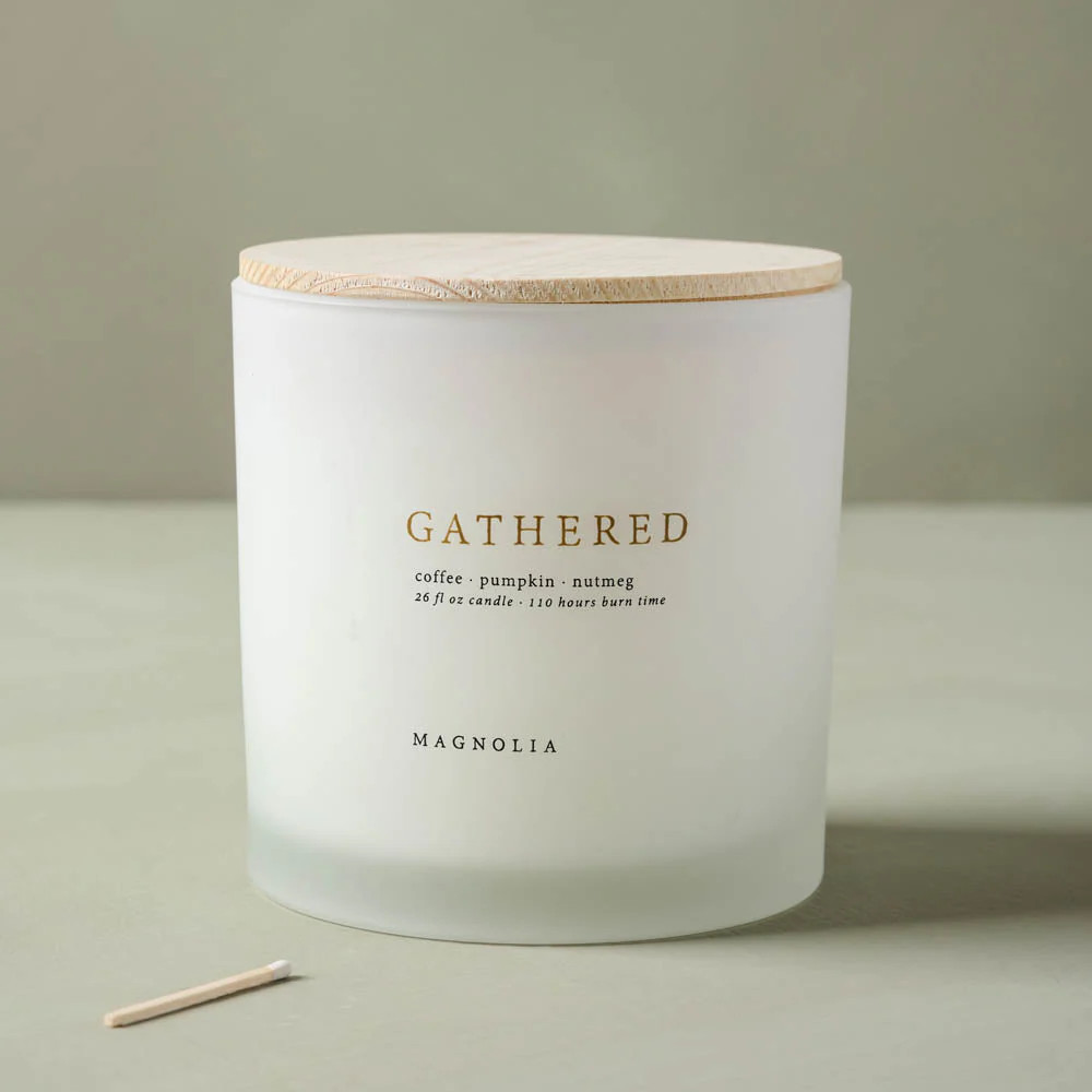 Magnolia Gathered Candle | Magnolia