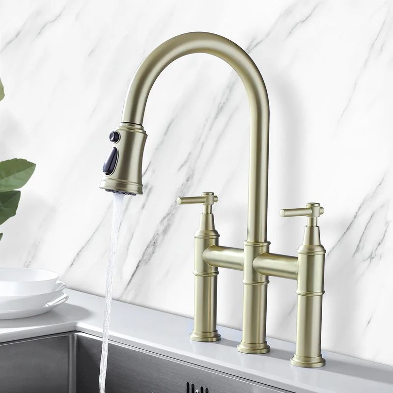 Knb Solution Pull Down Kitchen Faucet | Wayfair Professional