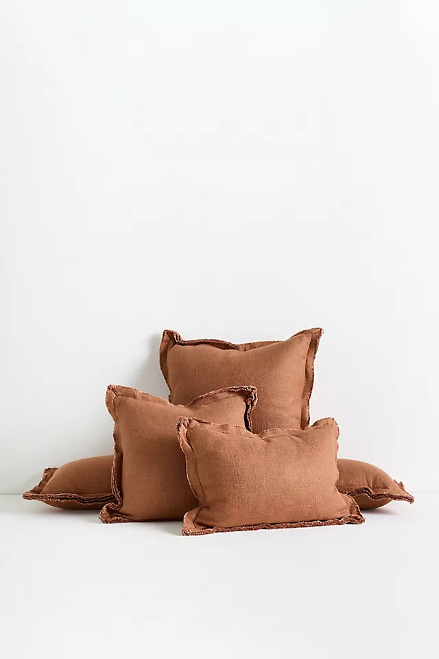 Luxe Linen Blend Pillow | Anthropologie (US)