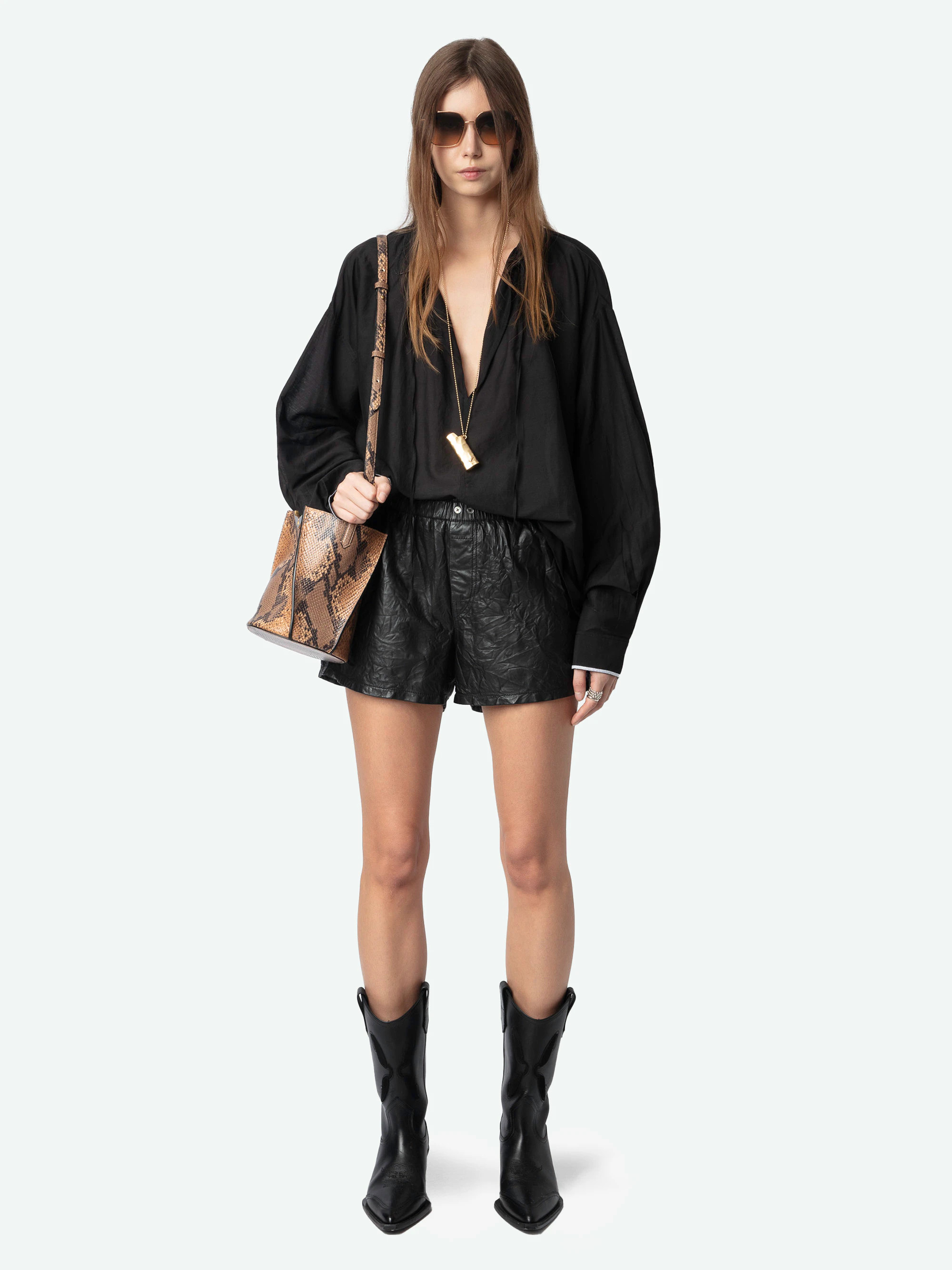 Troene Oversized Cotton Blouse | Zadig et Voltaire (US)