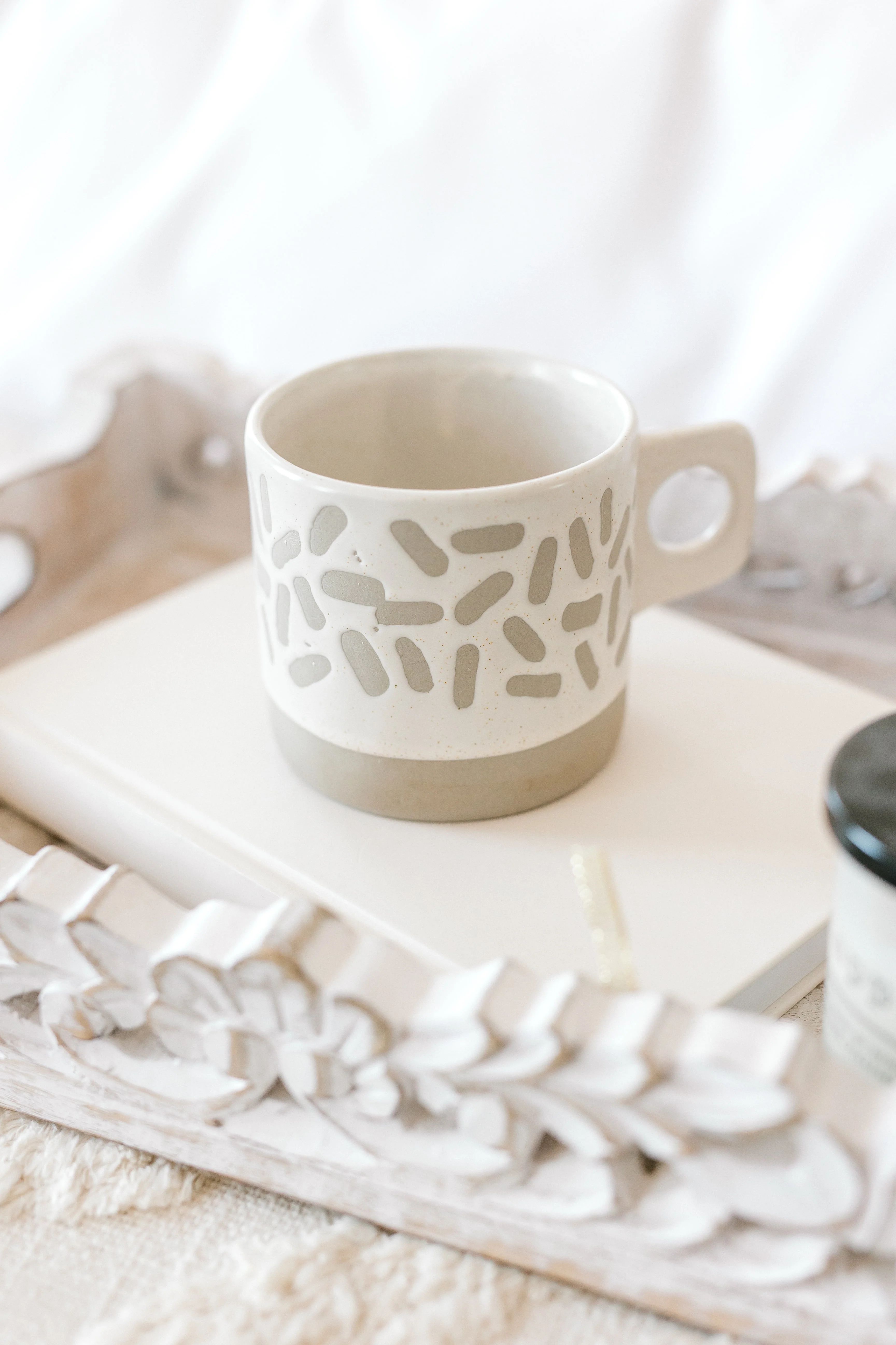 Speckled Creme Mug by Divine Ivy | Support HerStory