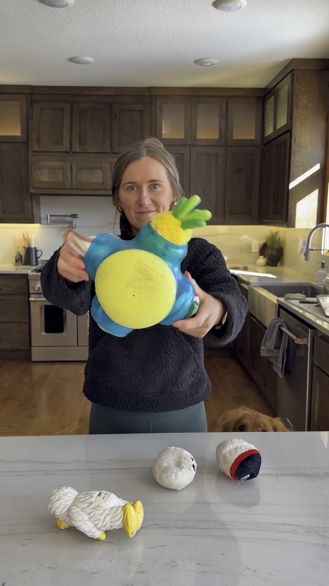 Need to keep your dog busy? This is the perfect toy to keep your dog busy! Stuff it full of balls and small toys. It’ll keep them busy until they get it all out. You’re welcome!

#LTKActive #LTKGiftGuide #LTKFamily