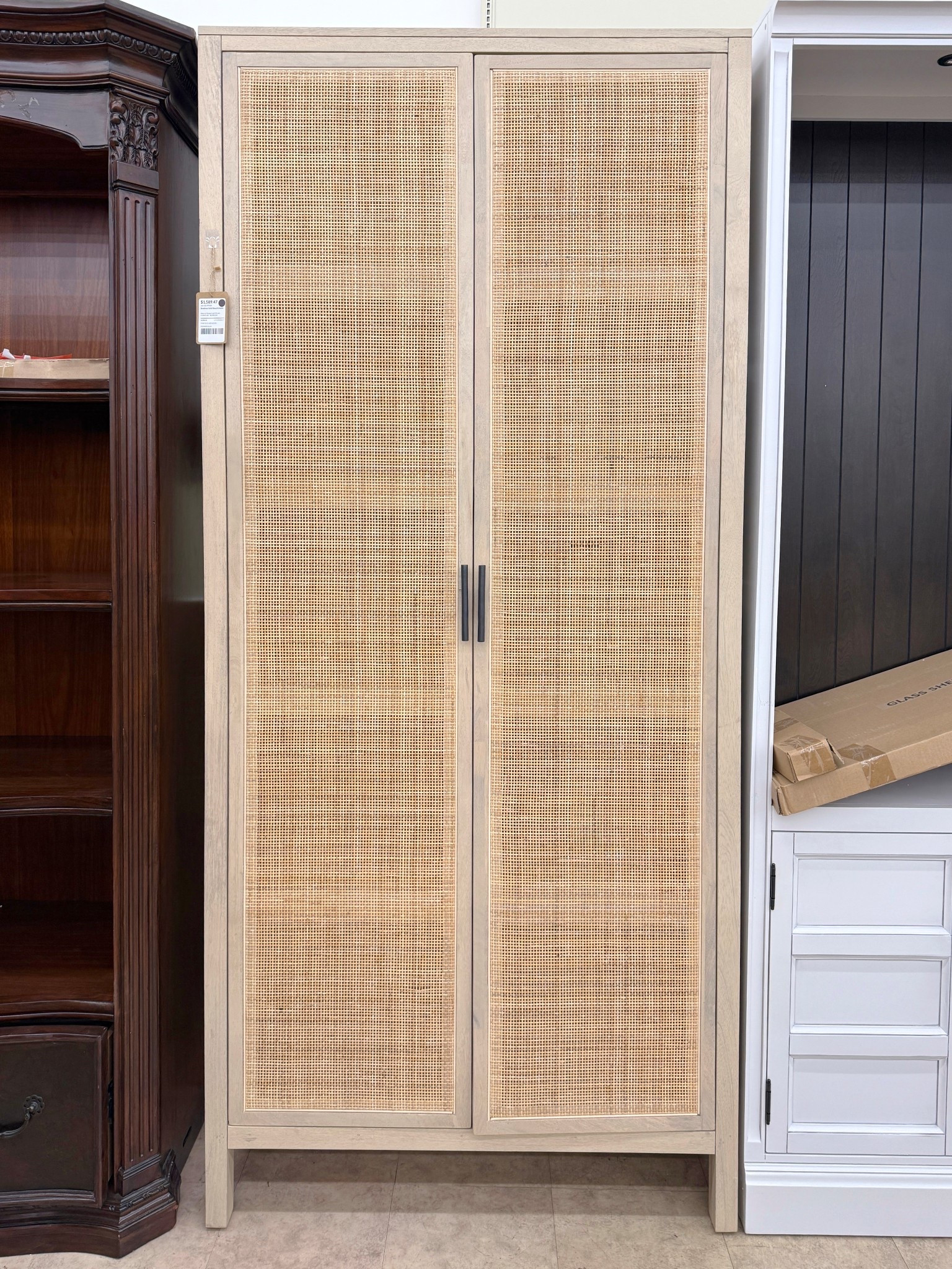 A storage piece that doubles as decor! 🤎 The Boudreau Solid Wood Armoire from Birch and Lane features beautifully textured cane doors paired with solid mango wood for a look that feels timeless yet relaxed. With generous interior shelving and a tall, airy silhouette, it’s perfect for tucking away linens, clothing, or everyday essentials while adding a warm boho-coastal touch to your space. ✨ #StorageCabinet #BirchLane #CoastalStyle

#LTKHome #LTKSaleAlert