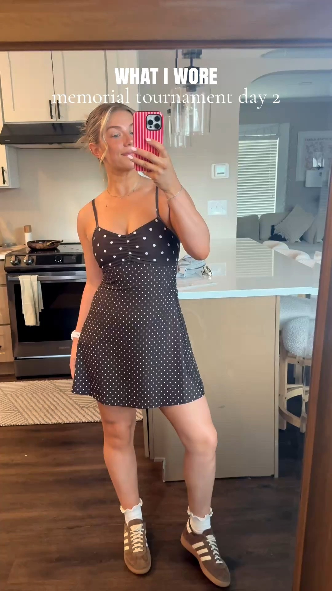 loving this dress from @abercrombie !! i’m wearing a size small and am 5’4” for reference! paired with the cutest socks from old navy and the comfiest @adidas sneakers!

#LTKootd #LTKgrwm #LTKActive