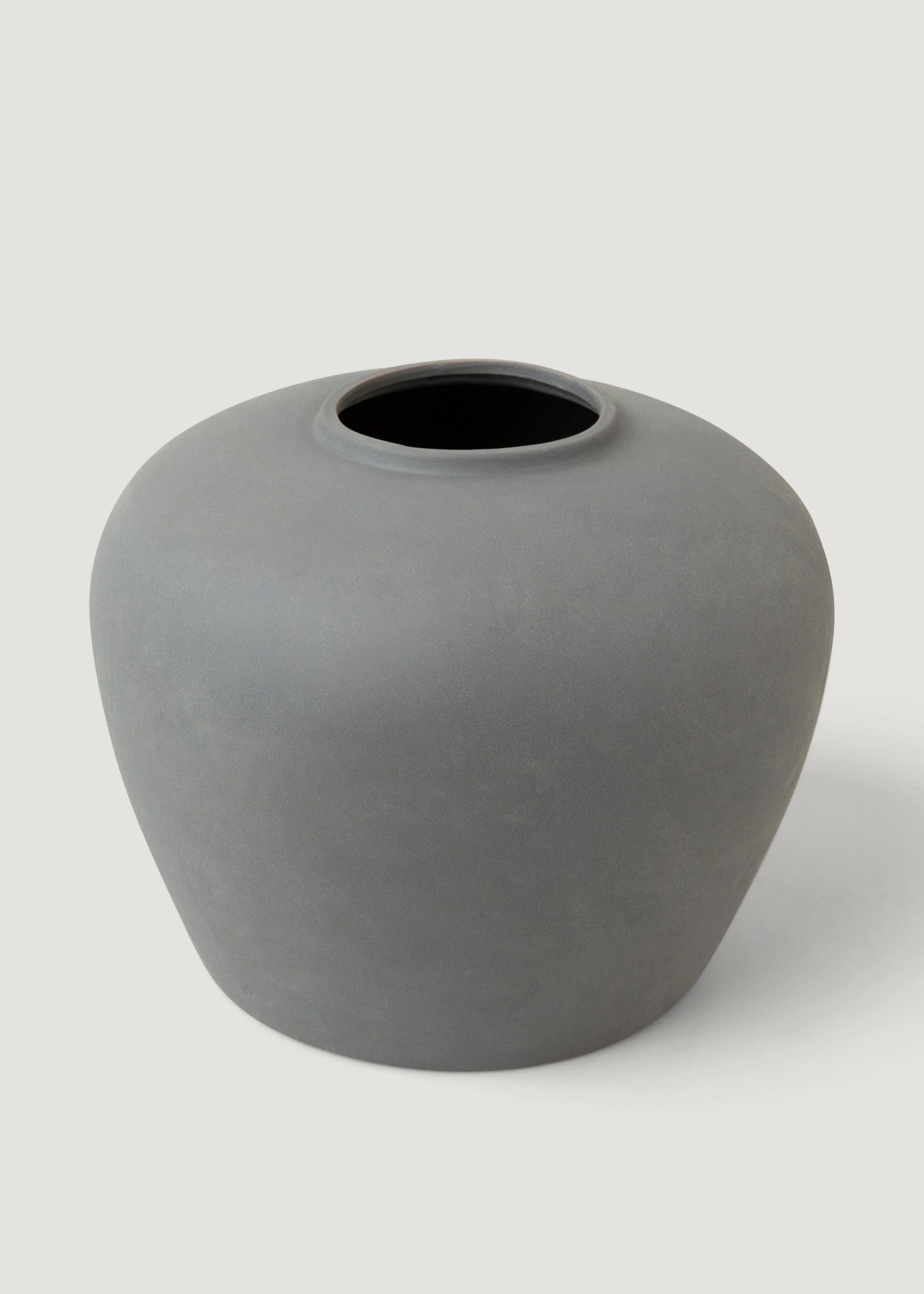 Terra Cotta Jug Vase in Slate | Oversized Vases at Afloral.com | Afloral