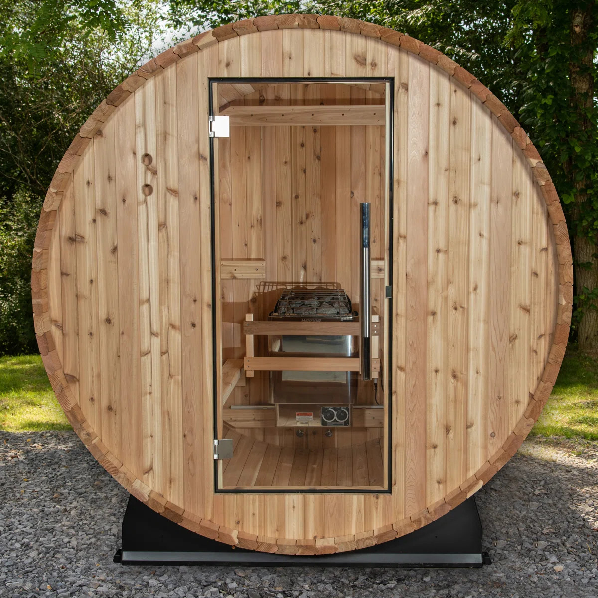 Almost Heaven Saunas Watoga 4 - Person Traditional Steam Sauna in Cedar | Wayfair North America