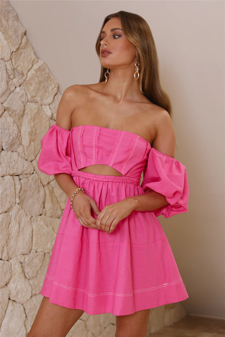 Her Proposal Mini Dress Pink | Hello Molly (AU)