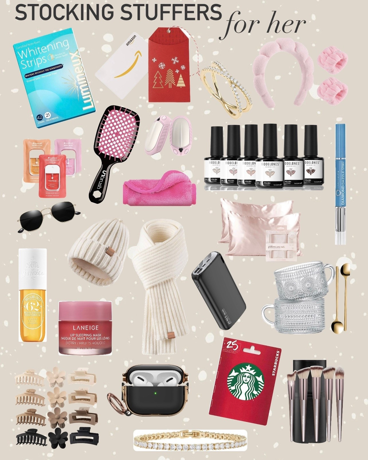 Stocking Stuffers for Her 🎄🎁✨ 

Gifts for Her, Wife, Girlfriend, Fiancé, Sister, Mom, Mother, Best Friend,  Gifts under 50, 

#LTKFindsUnder50 #LTKHoliday #LTKGiftGuide