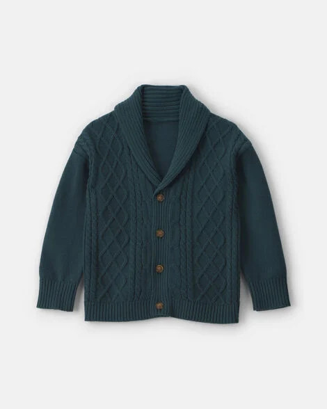 Toddler Boy Sweater Cardigan - Navy Blue | Carter's Inc