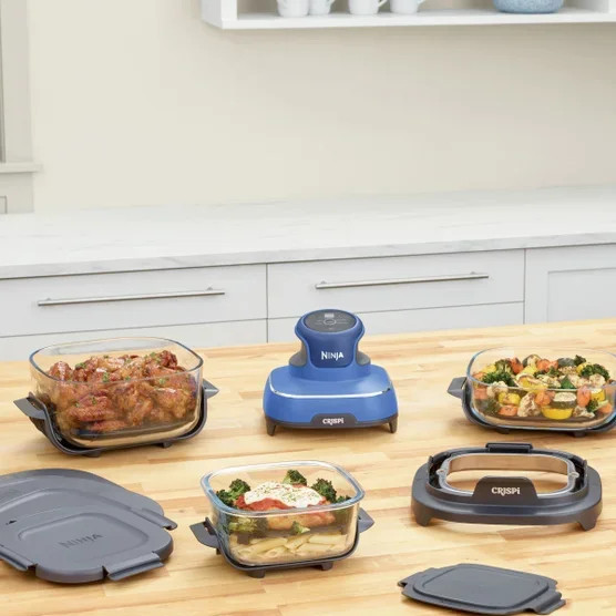 Ninja Crispi 5‑in‑1 Portable Glass Air Fry Cooking System | Multi‑Function Cooker with ... | Walmart (US)