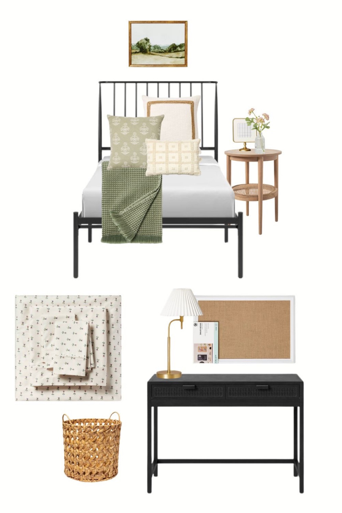 Target teen girl room with sage green and gold + Studio McGee pillows 

#LTKkids #LTKfindsunder100 #LTKhome