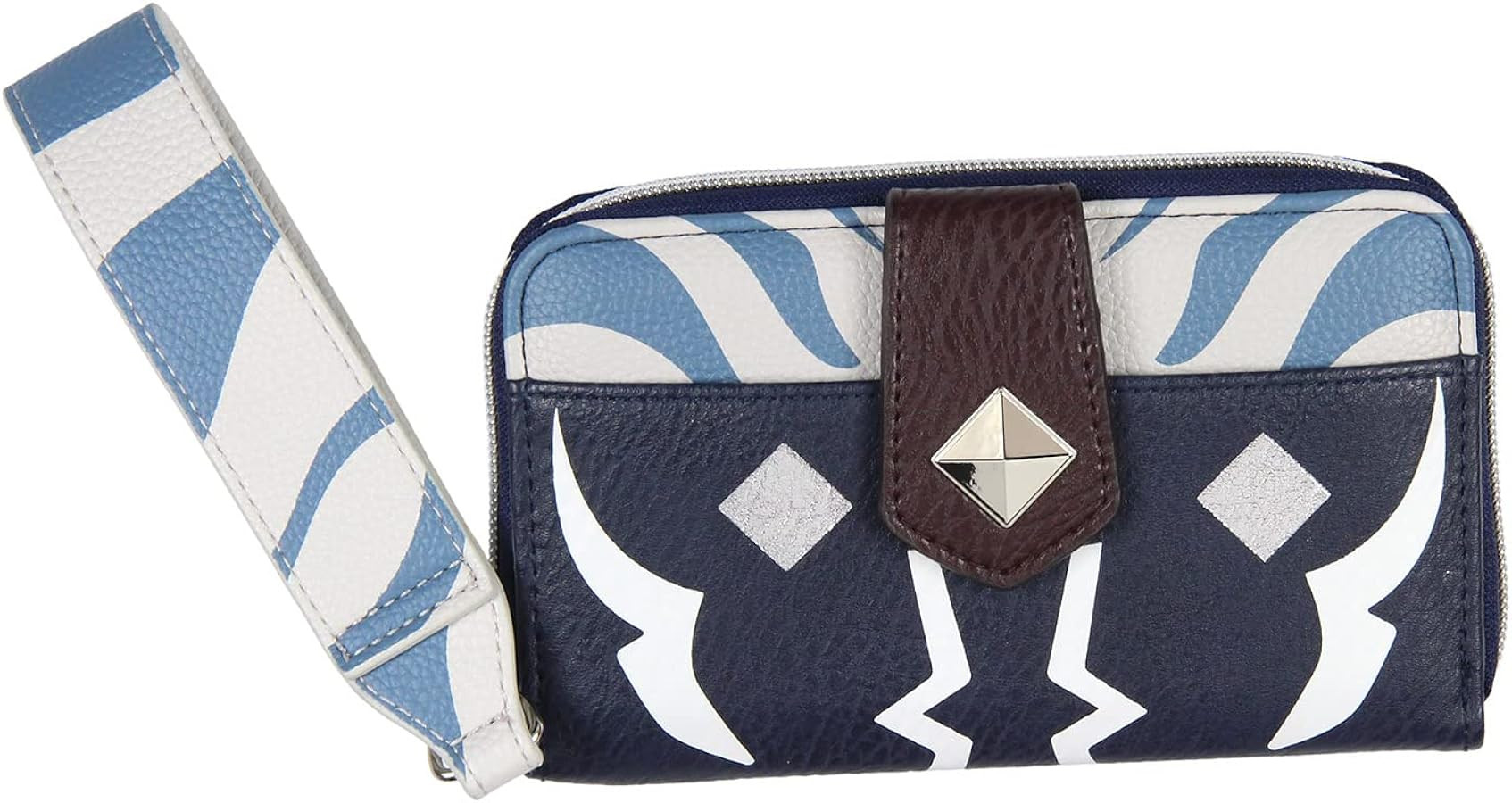 Star Wars Ahsoka Tano Full Zip Closure Wrist Strap Wallet w/Tech Pocket And Wrist Strap | Amazon (US)