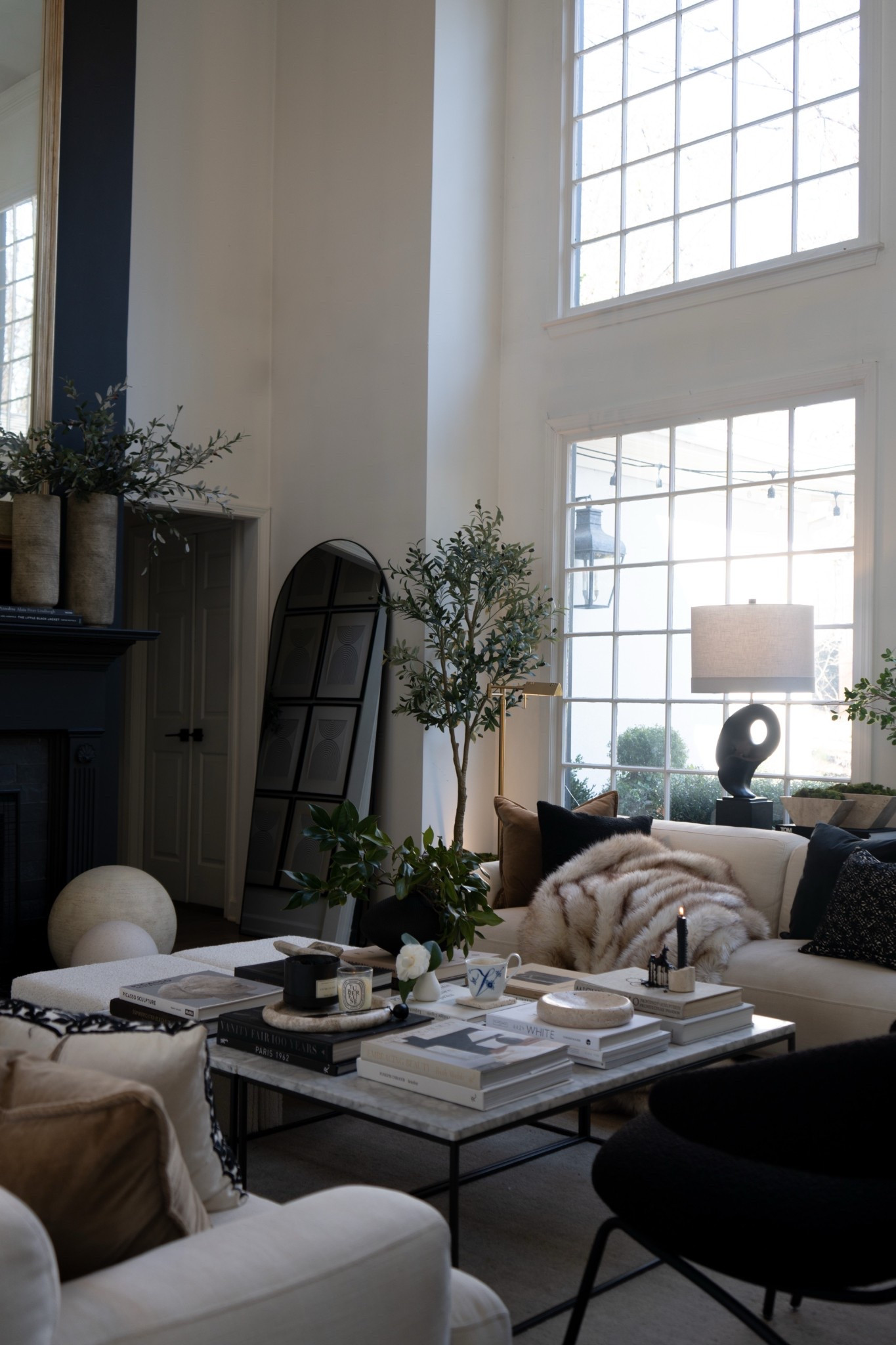 Styling my home is my favorite form of self-expression, and this living room captures my passion for curated interiors, neutral palettes, and refined home aesthetics. Every layer from sculptural decor and fresh florals to elegant coffee moments and timeless design books creates a space that feels both elevated and deeply personal. This is modern interior styling designed to inspire comfort, creativity, and calm. XxV

#LTKHome #LTKOver40 #LTKstorytime