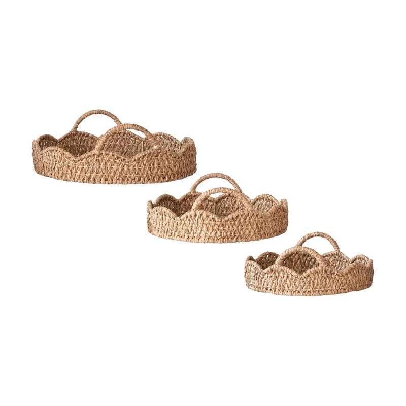 Round Braided Trays | Modern Locke