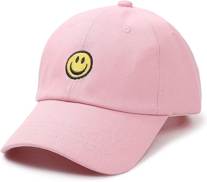 SONMONY Smile Face Toddler Baseball Cap Boy Baseball Hats Kids Washed Funny Hats Adjustable Cute ... | Amazon (US)