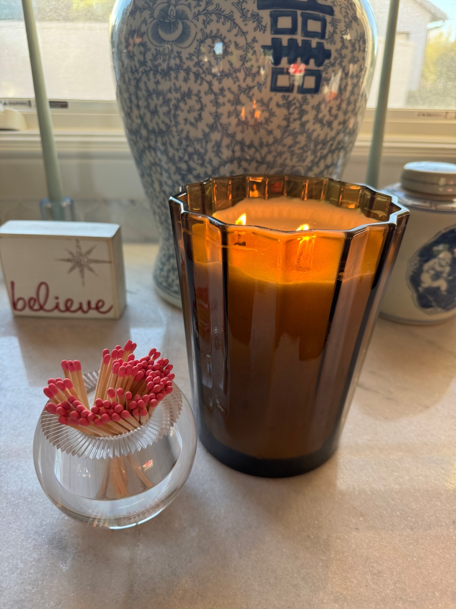 Another gift idea! 🕯️ 57oz candle and the cutest matches to pair with it!

#LTKGiftGuide #LTKHome #LTKHoliday