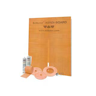 Schluter Kerdi-Board-Kit Wall Surround Waterproofing Kit KBKIT - The Home Depot | The Home Depot