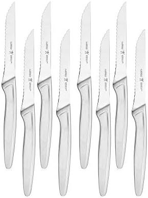 HENCKELS Steak Knife Set of 8, Stainless Steel Knife Set, Silver | Amazon (US)