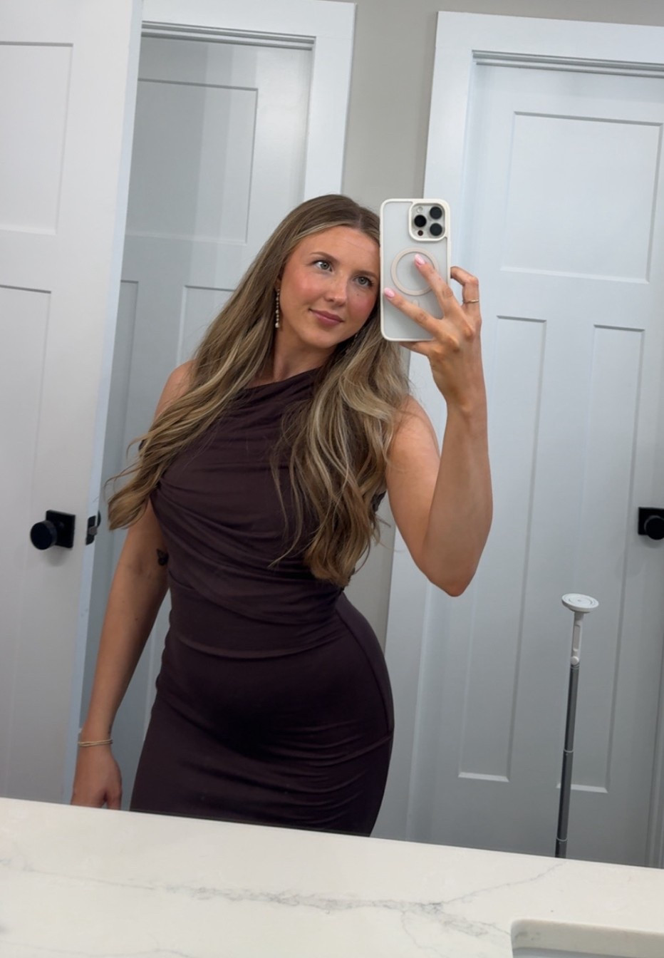 Wedding guest dress 🤎